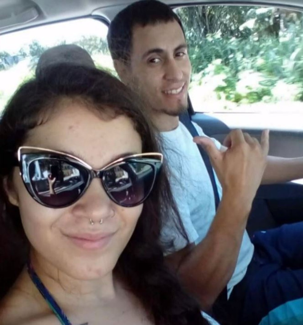 Suspeito de matar Larissa Queioz é o ex-marido, Maycon Douglas Almeida — Foto: Reprodução/TV Globo