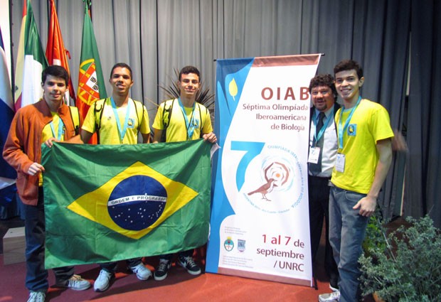 Alunos brasileiros conquistam medalhas de bronze na Olimpíada Ibero-Americana de Biologia (OIAB) (Foto: Divulgação)