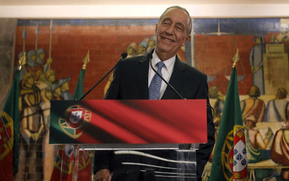 Marcelo Rebelo de Sousa em foto de 2016 — Foto: REUTERS/Hugo Correia