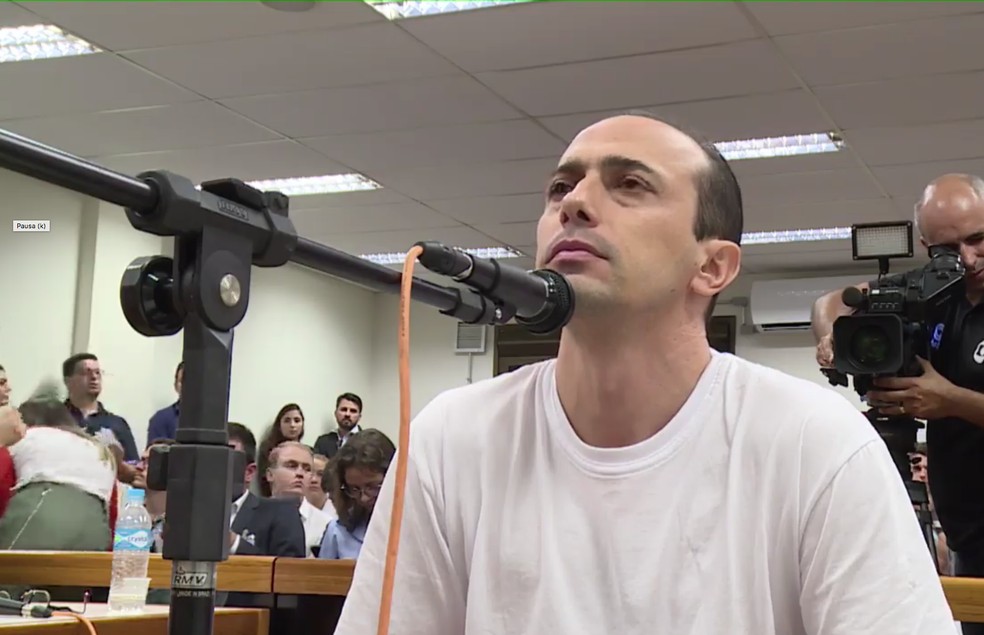 Leandro Boldrini é o primeiro réu a ser interrogado — Foto: TJ RS/Divulgação