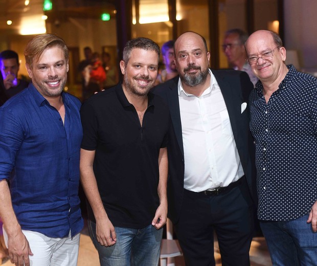 Bruno Chateaubriand, Fred Weissmann, Michael Nagy e João Nagy (Foto: Ari Kaye/Divulgação)