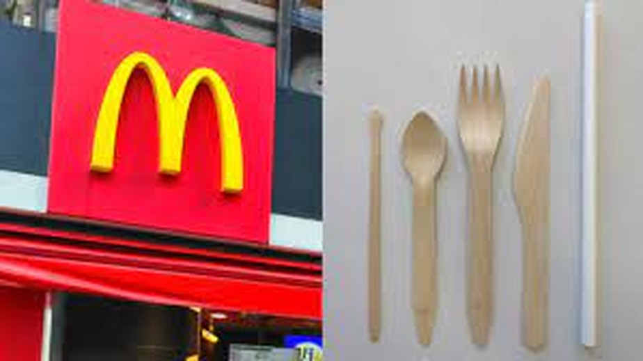 McDonald's muda para canudos de papel e utensílios de madeira em todo o Japão