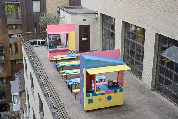 Arquitetos britânicos criam cozinha pop-up para ajudar refugiados (Foto: Divulgação)
