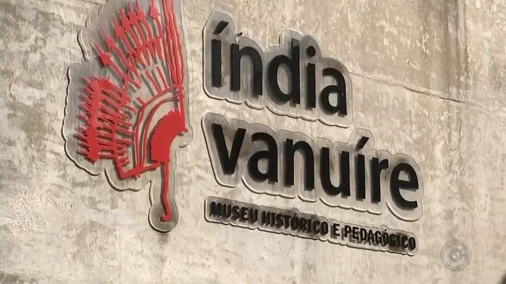 MUSEU ÍNDIA VANUÍRE — Foto: Reprodução/TV TEM