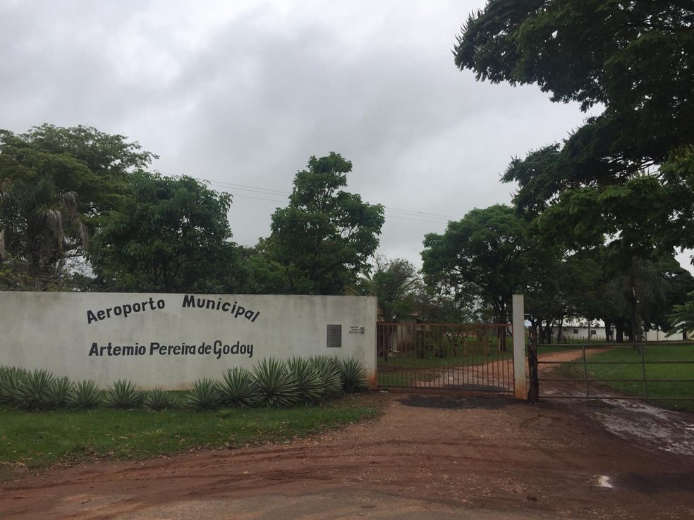 Aeroporto de Presidente Venceslau — Foto: Murilo Zara/TV Fronteira
