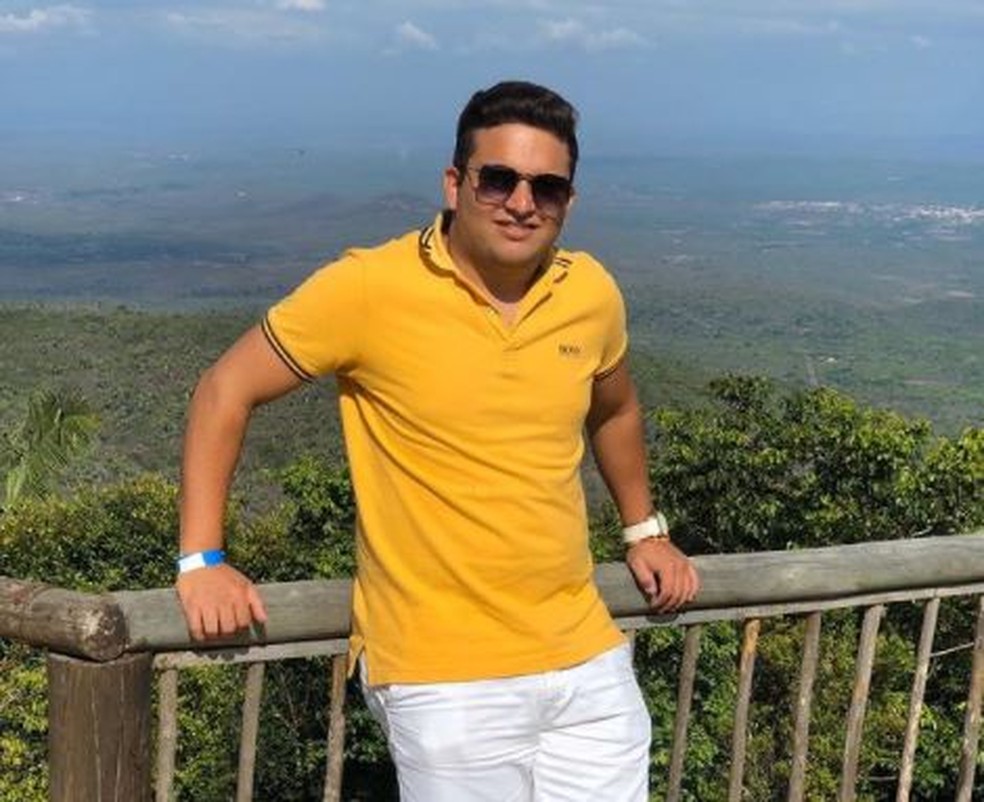 Allan Farias, 29 anos, era proprietário de um frigorífico, e foi morto a tiros na companhia de um amigo em Pires Ferreira no Ceará. — Foto: Arquivo pessoal