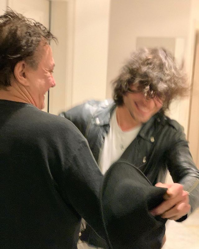 Fiuk e Fábio Jr  se reencontram (Foto: Reprodução/Instagram)