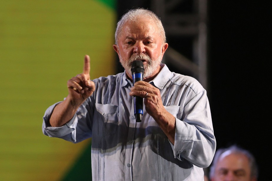 Lula durante evento de sua campanha em Manaus (AM), em 31 de agosto de 2022