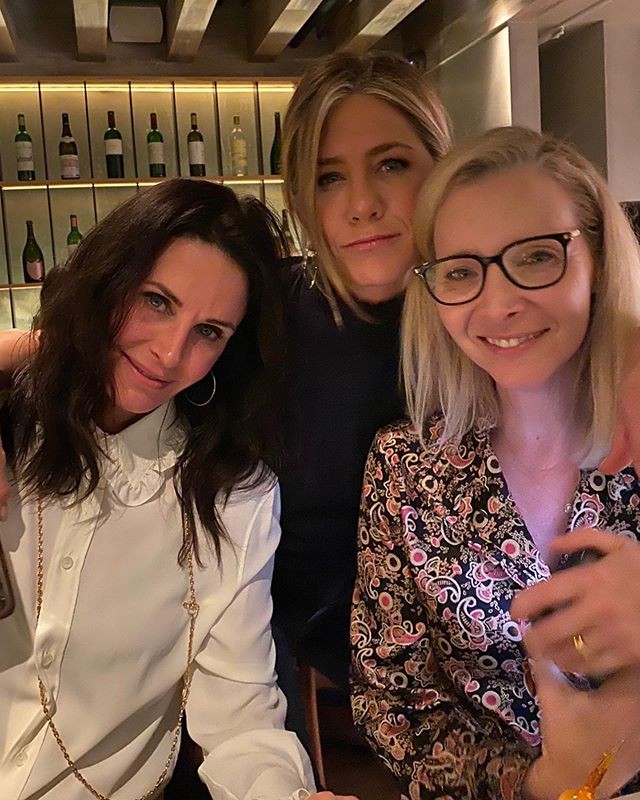 Jennifer Aniston, Courteney Cox e Lisa Kudrow (Foto: Reprodução/Instagram)