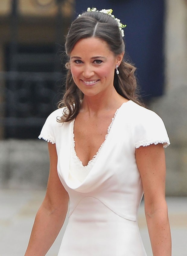 LONDON, ENGLAND - APRIL 29:  Sister of the bride and Maid of Honour Pippa Middleton arrives to attend the Royal Wedding of Prince William to Catherine Middleton at Westminster Abbey on April 29, 2011 in London, England. The marriage of the second in line  (Foto: Getty Images)
