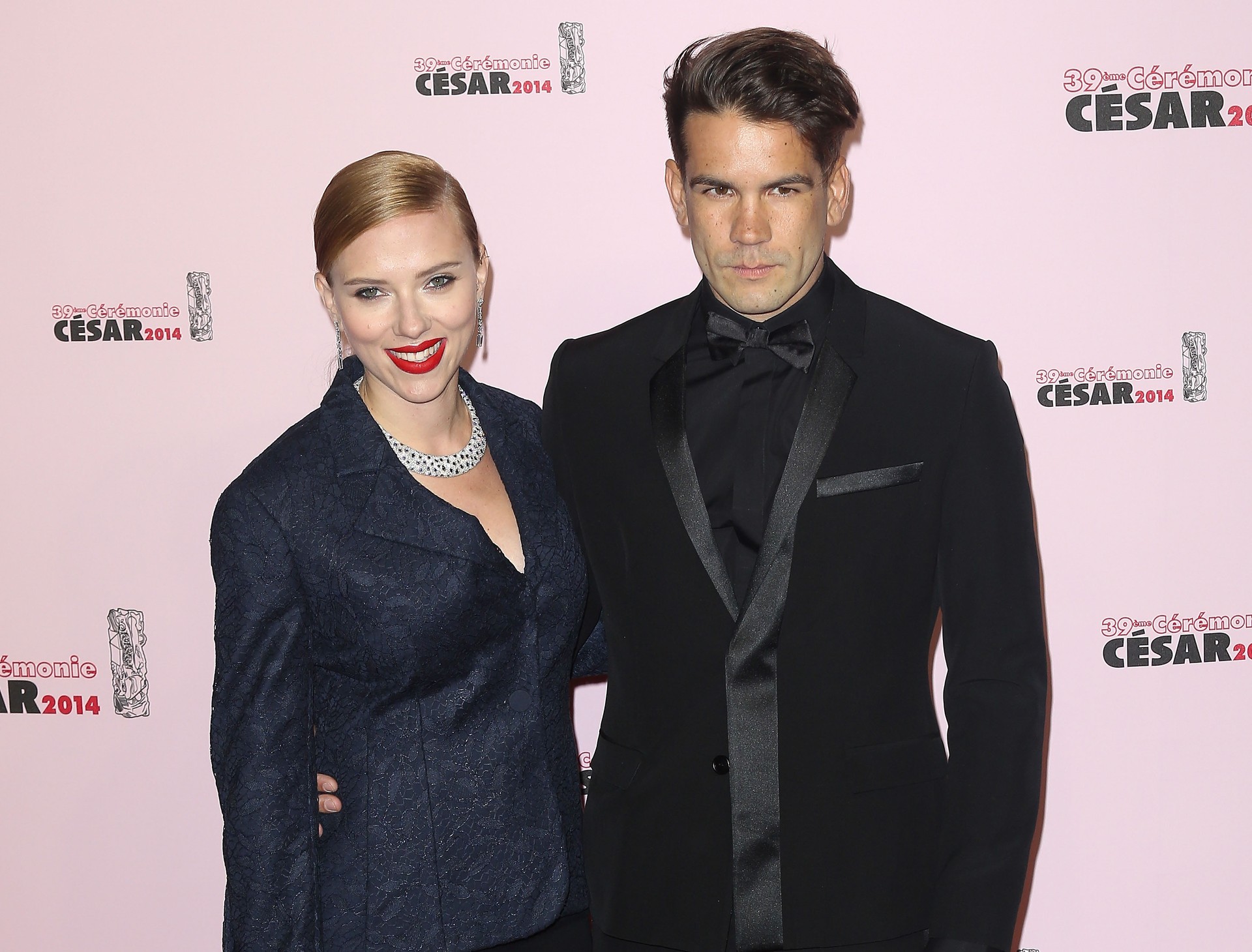 Scarlett Johansson e Romain Dauriac (Foto: Getty Images)