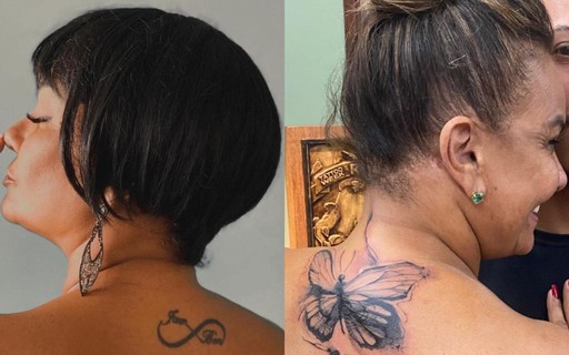 Solange Couto retira nome do ex-marido e tatua borboleta: "Símbolo da transformação"