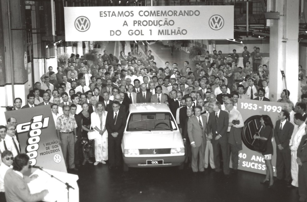 Fábrica da VW em Taubaté comemora 1.000.000 de veículos produzidos. — Foto: Divulgação