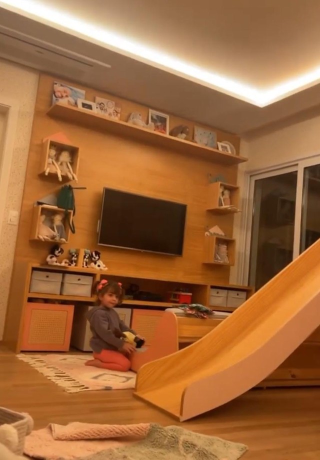 Fabiana Justus mostra detalhes da brinquedoteca das filhas em novo apartamento (Foto: Reprodução/Instagram)