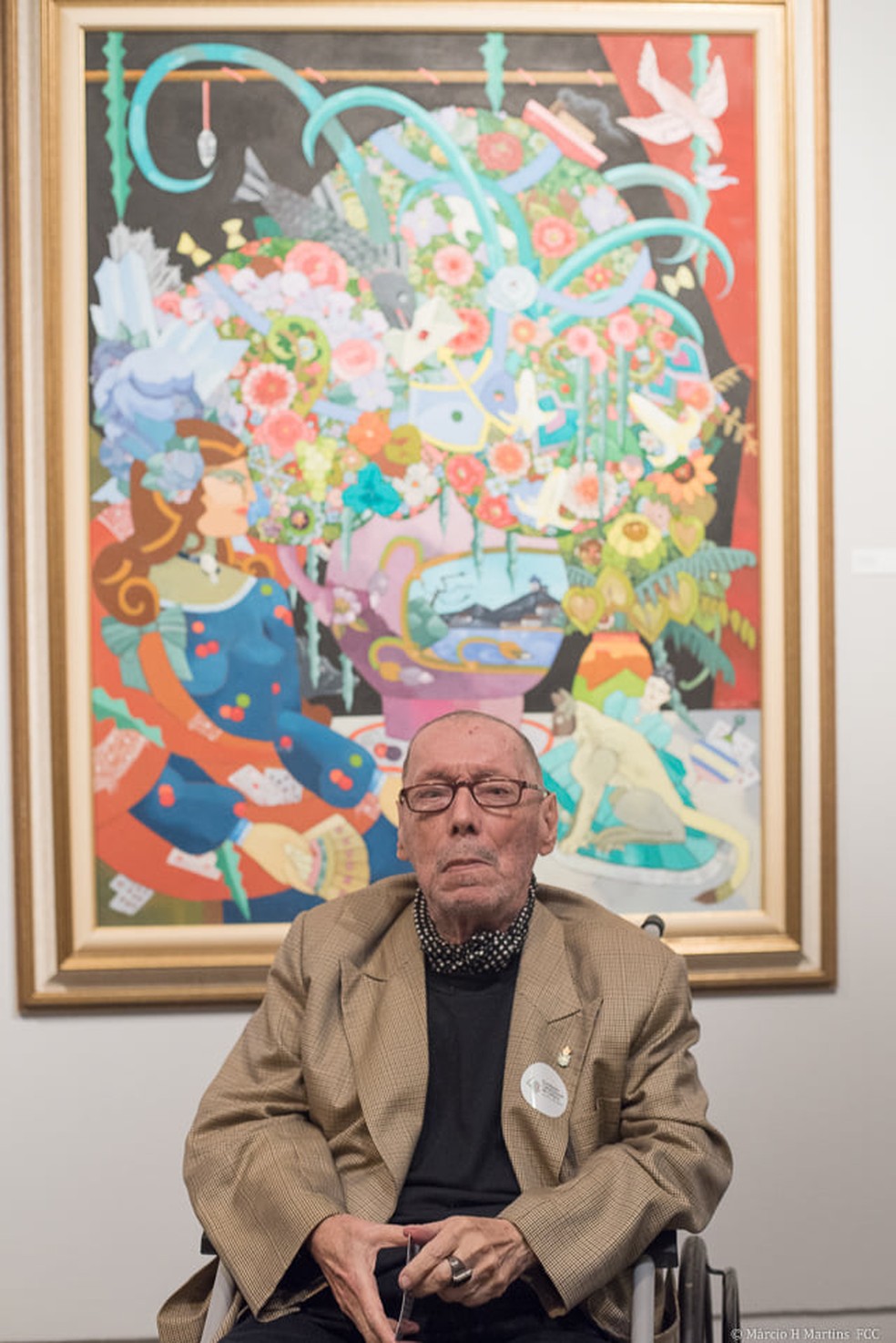 Foi desenhista, pintor, poeta, contista, muralista — Foto: Márcio Henrique Martins / ASCOM FCC