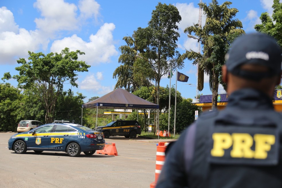 PRF em operação de Carnaval — Foto: PRF/Divulgação