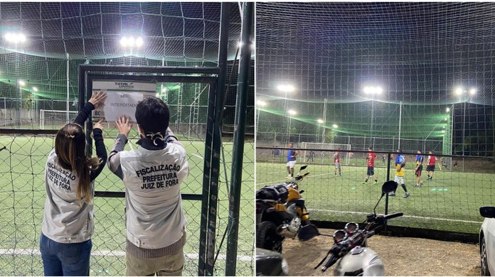 Prefeitura Interdita Quadra Esportiva Com Bar E Lava A Jato Em Juiz De Fora Zona Da Mata G1