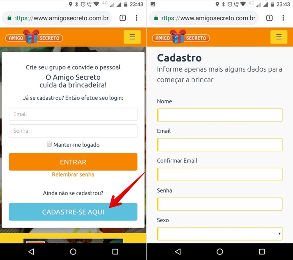 Aplicativo Para Amigo Secreto No Whatsapp Como Fazer O Sorteio Do Amigo Secreto Online E Enviar Pelo