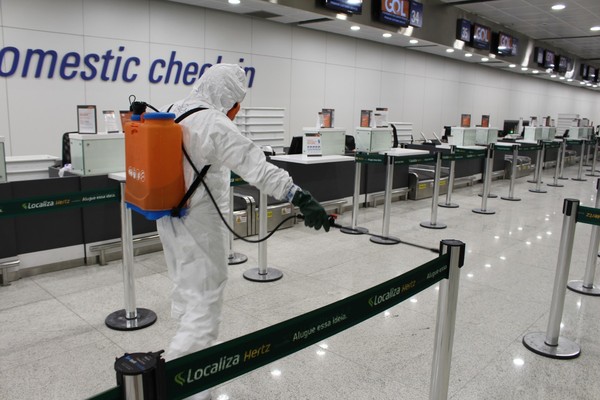 Governador do Ceará pede reforço no controle sanitário do aeroporto de Fortaleza. — Foto: Divulgação