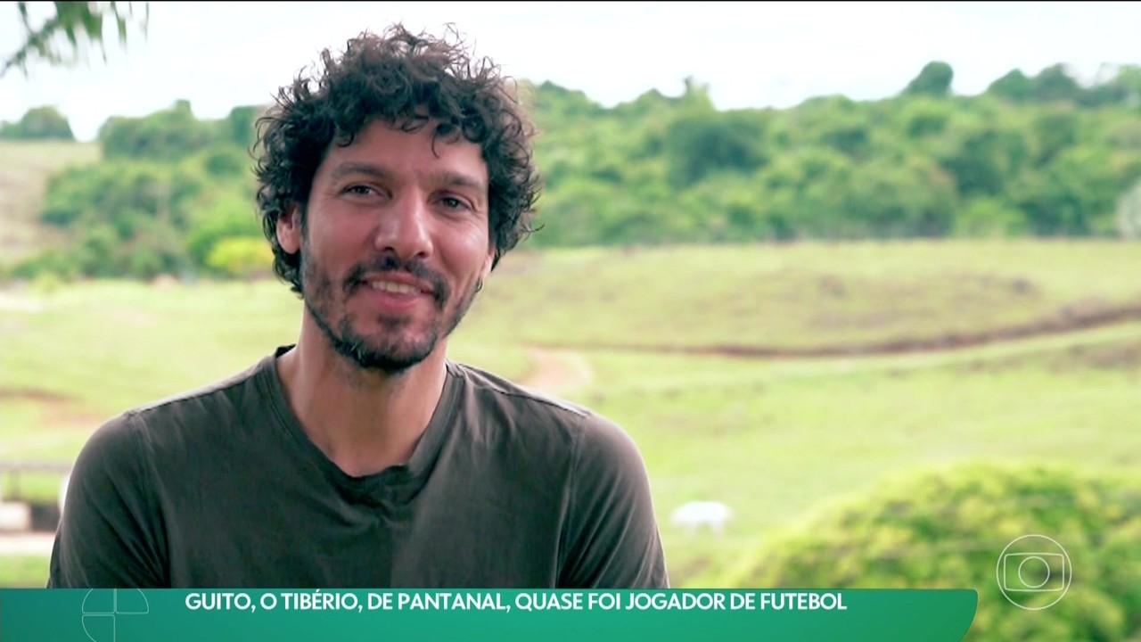 Guito, o Tibério, de Pantanal, quase foi jogador de futebol