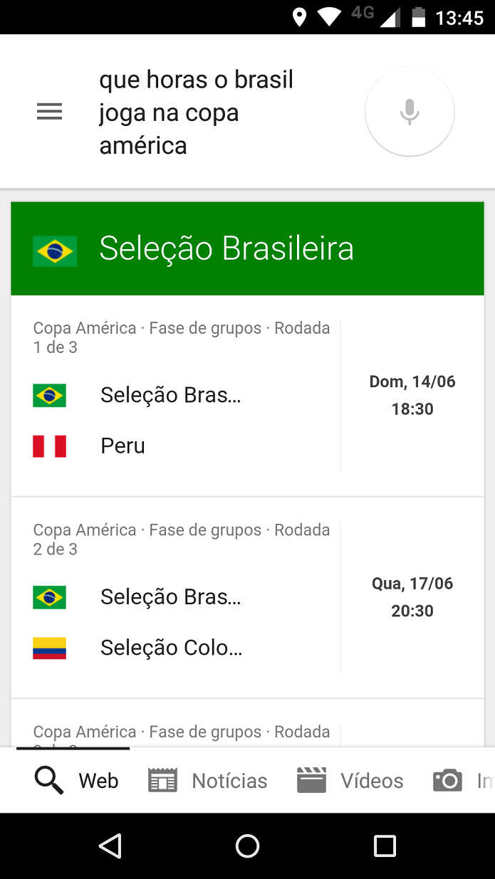Quando o Brasil joga na Copa Am?rica? (Foto: Felipe Alencar/TechTudo)