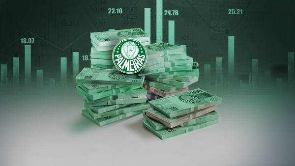 Palmeiras alcança receita de R$ 839 milhões impulsionada por direitos de TV.