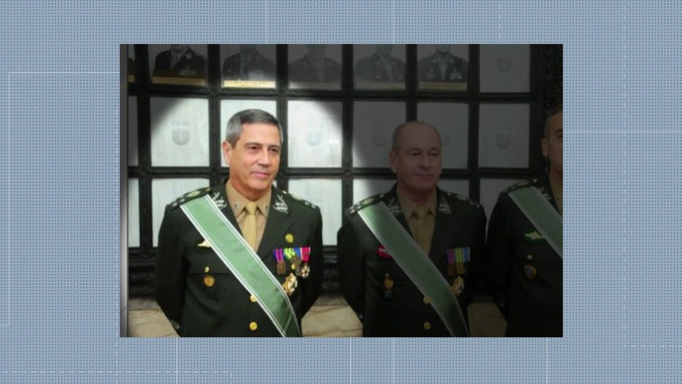 General Walter Souza Braga Neto asseume a segurança pública no RJ (Foto: Reprodução/ TV Globo)