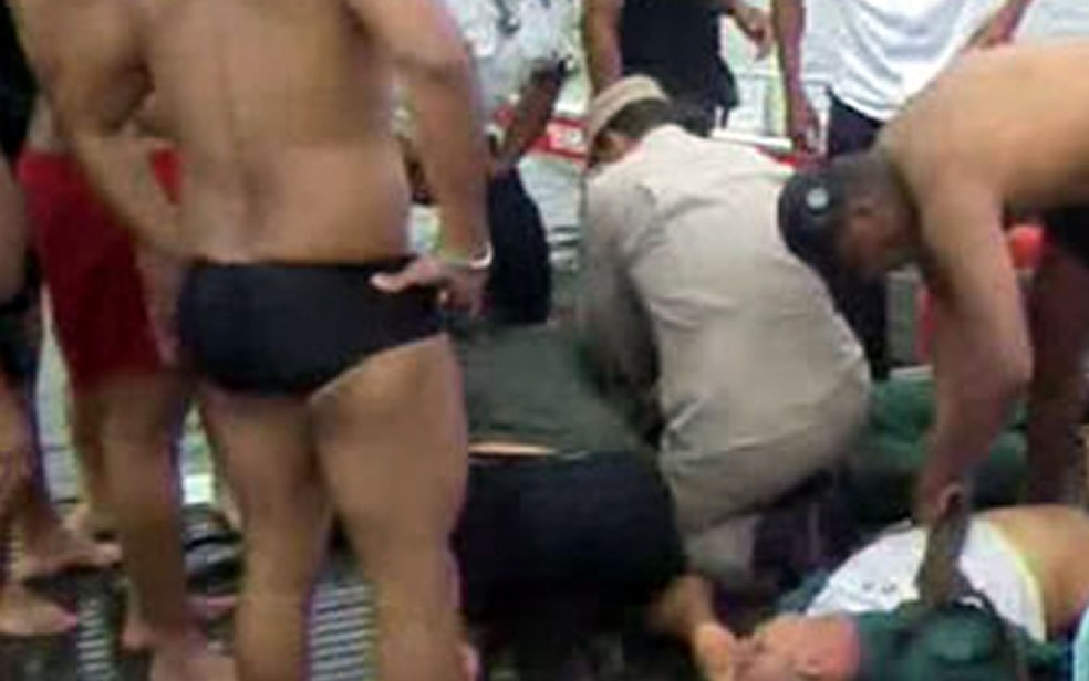 Abinoão Soares de Oliveira, de 34 anos, morreu afogado durante um treinamento ocorrido em abril de 2010, em Mato Grosso (Foto: Reprodução) Abinoão Soares de Oliveira, de 34 anos, morreu afogado durante um treinamento ocorrido em abril de 2010, em Mato Grosso (Foto: Reprodução)