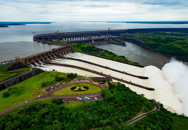 Usina hidrelétrica de Itaipu (Foto: Divulgação)