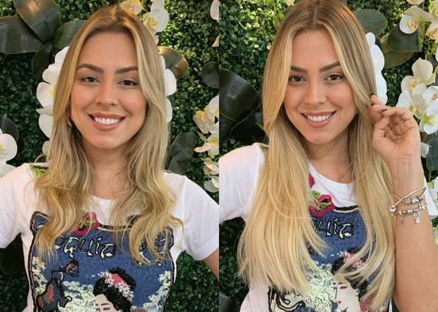 O antes e o depois de Isabella Cecchi (Foto: Divulgação)