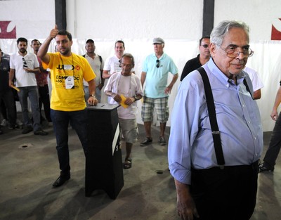 Eleições Vasco - Julio Brant e Eurico Miranda (Foto: André Durão)