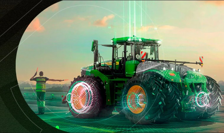 Gráfico de trator John Deere · Creative Fabrica