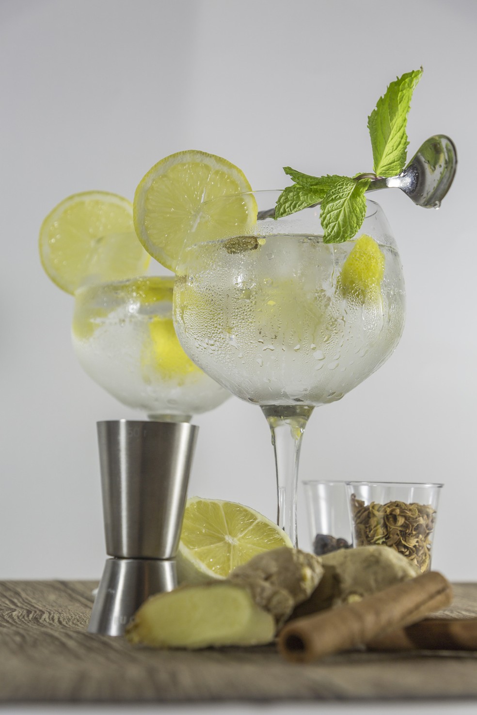 Gin, gelo, lim&atilde;o e gengibre: a cara do ver&atilde;o &mdash; Foto: Istock