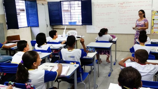 Alunos em sala de aula (Foto: Sumaia Vilela / Agência Brasil)