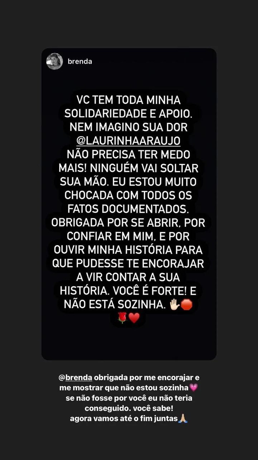 Laura Araujo acusa Saulo de estupro (Foto: Reprodução/Instagram) — Foto: Quem