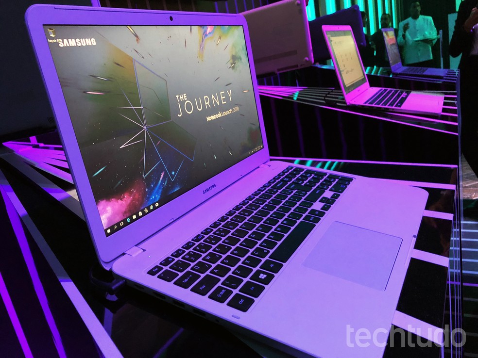 Notebook Expert é o lançamento da Samsung no Brasil em 2018 (Foto: Anna Kellen Bull/TechTudo)
