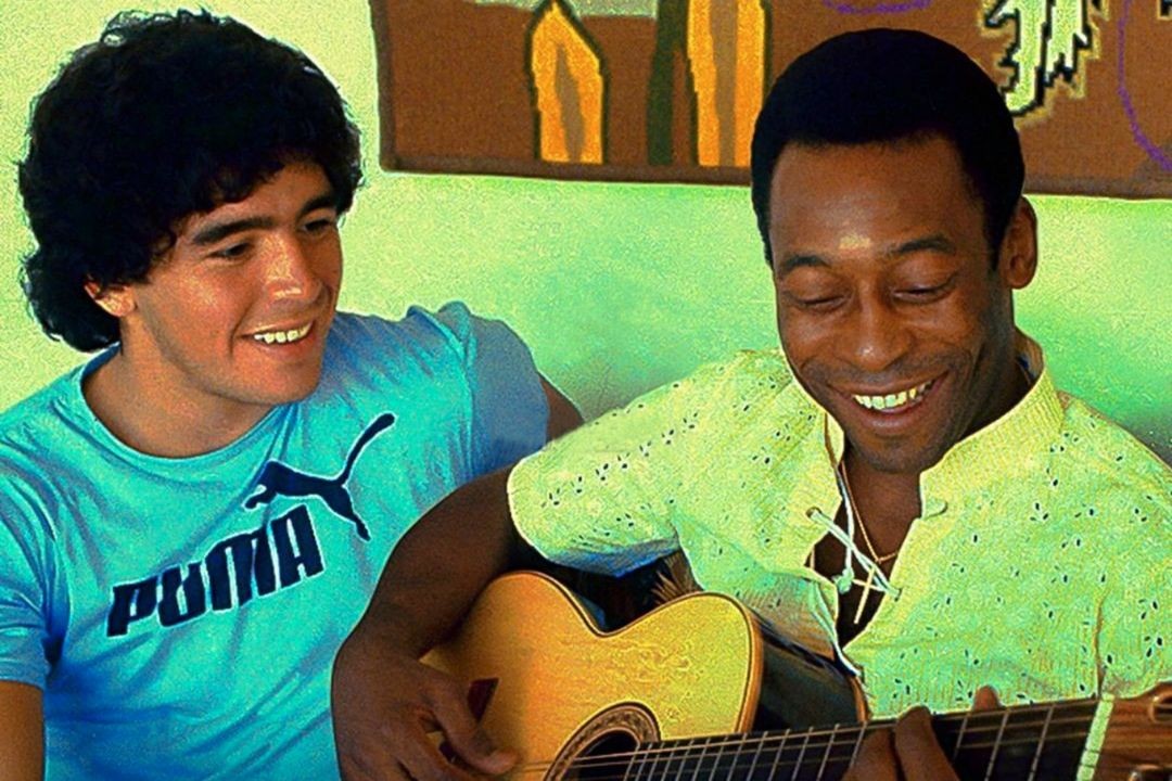 Pelé e Maradona (Foto: reprodução/instagram)