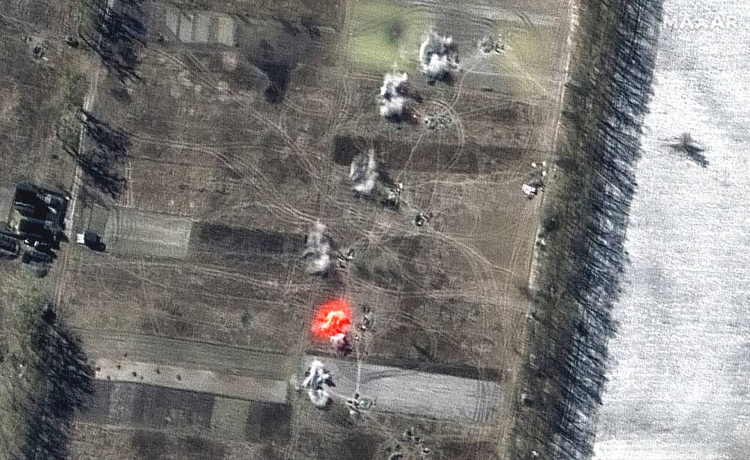 Troca de fogo em área próxima a Kiev em 11 de março de 2022