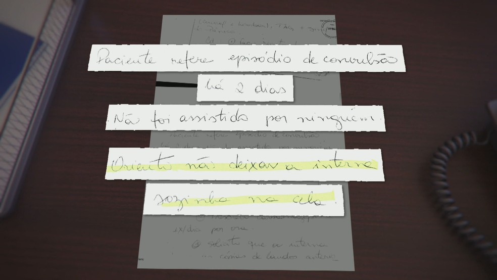 Relatório afirma que Flordelis comunicou episódios de consulsão — Foto: Reprodução/ TV Globo