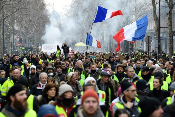 profound garbage Amplify Em 9º sábado de protestos dos coletes amarelos na França, 32 mil vão às  ruas | Mundo | G1