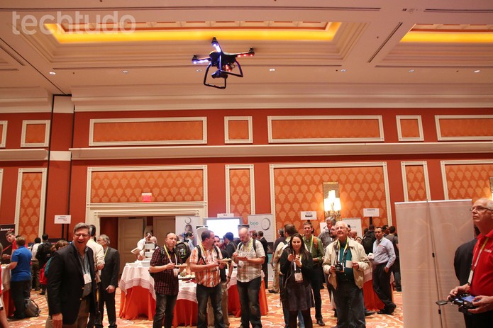 Drones são o principal assunto da CES 2015 (Foto: Fabrício Vitorino/TechTudo)