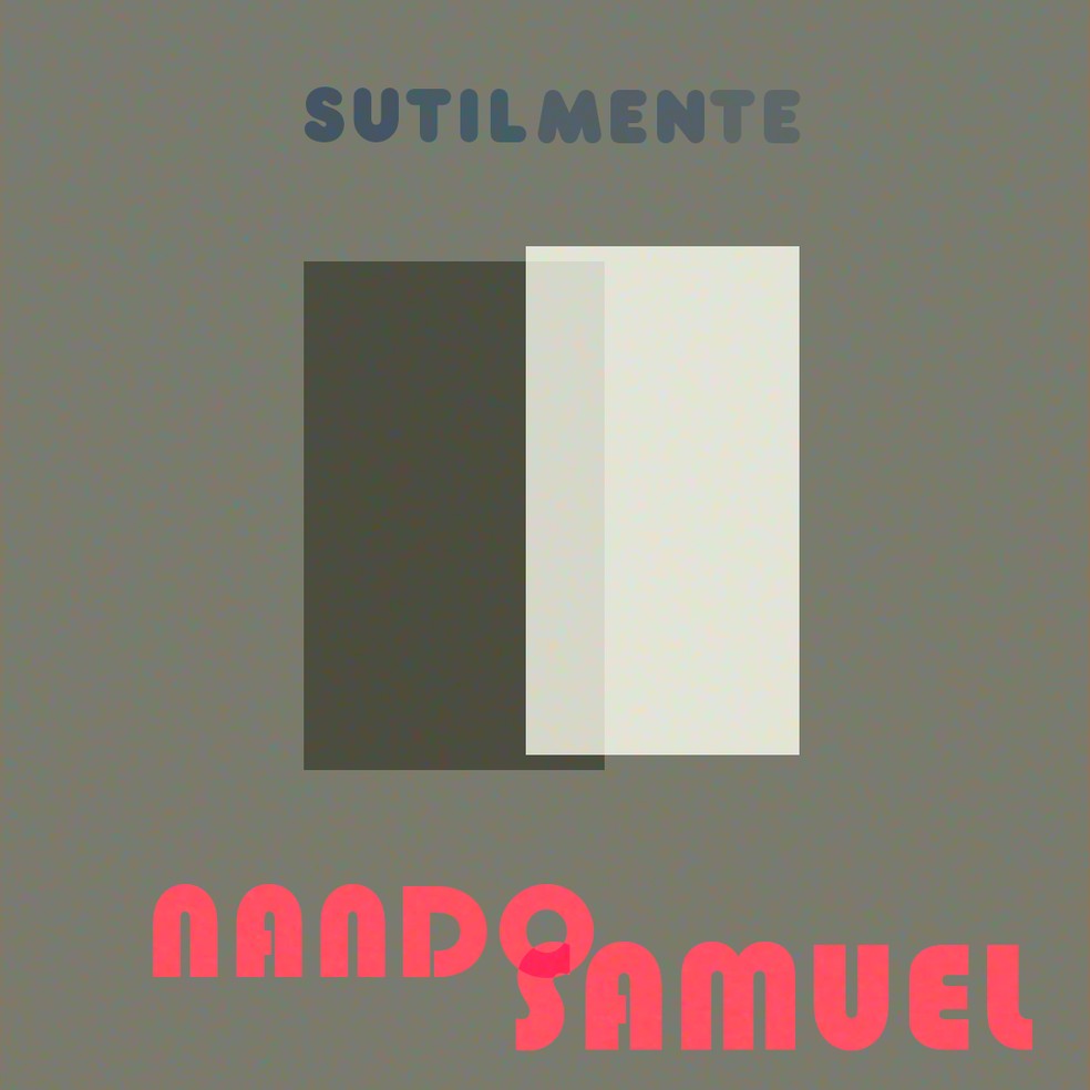 Capa do single 'Sutilmente', de Nando Reis com Samuel Rosa — Foto: Divulgação
