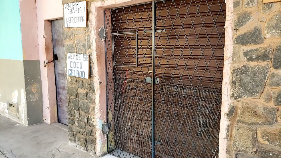 Mercearia onde o crime aconteceu, na Zona Norte de Natal — Foto: Geraldo Jerônimo/Inter TV Cabugi