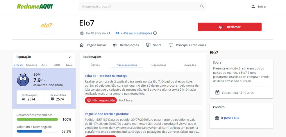 Elo7 E Confiavel Veja Como Funciona Site E Como Comprar E Vender E Commerce Techtudo Telefone ao continuar no site, consideramos que você está ciente de nossa política de privacidade. elo7 e confiavel veja como funciona