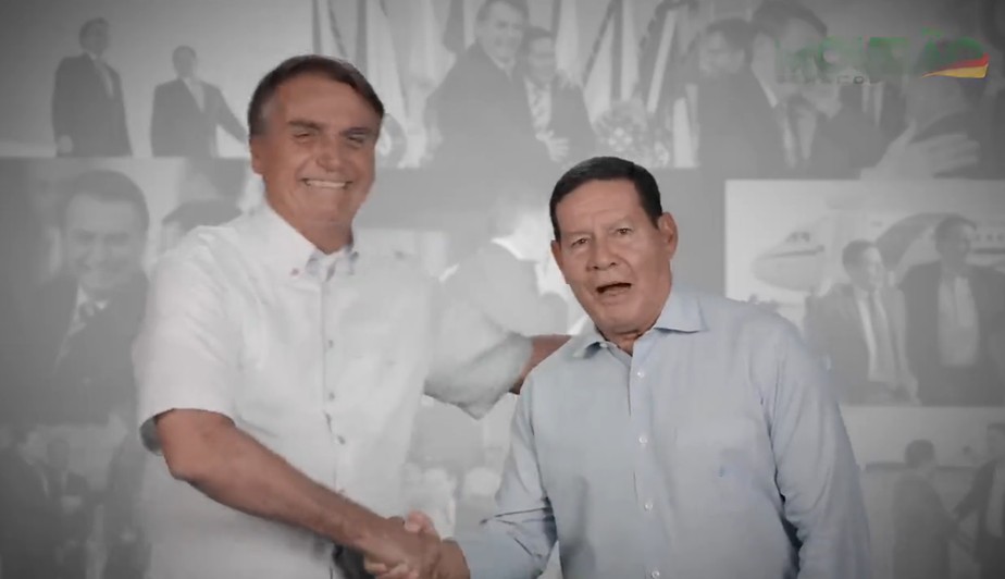 Vídeo de Mourão ao lado de Bolsonaro no primeiro dia de campanha