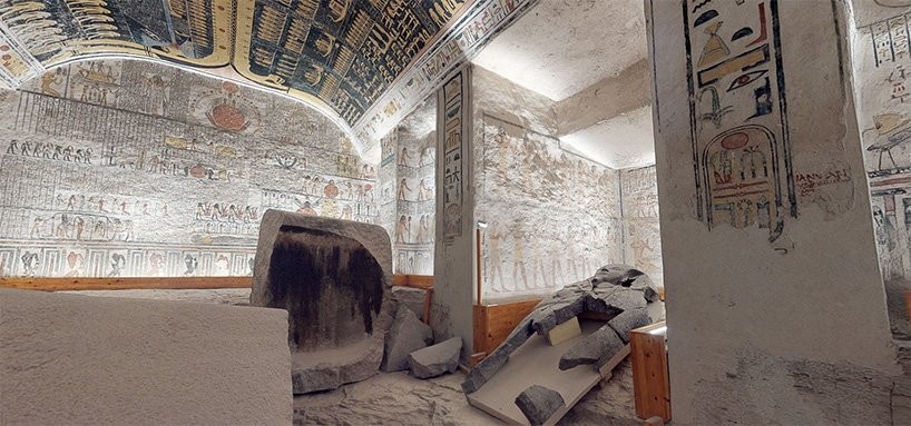 Faça um tour virtual pelo túmulo do faraó Ramsés VI, no Egito (Foto: Reprodução)