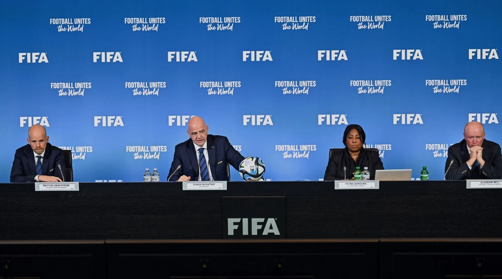 Conselho da Fifa aprovou relatório sobre 2022 com recorde de arrecadação — Foto: Divulgação / FIFA