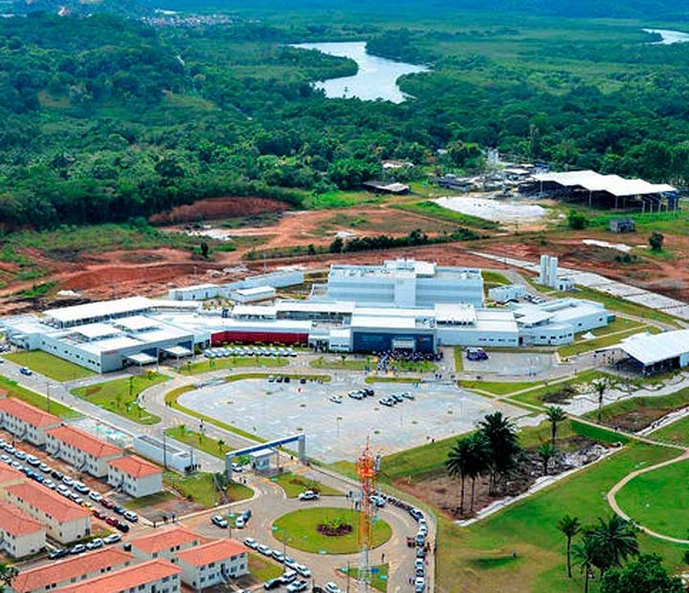 Imagem aérea do Hospital Regional Costa do Cacau que foi inaugurado no sul da Bahia nesta sexta-feira (15) (Foto: Manu Dias/GovBA)