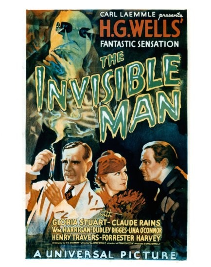 Pôster do filme 'O Homem Invisível', 1933 (Foto: Reprodução/IMDB)