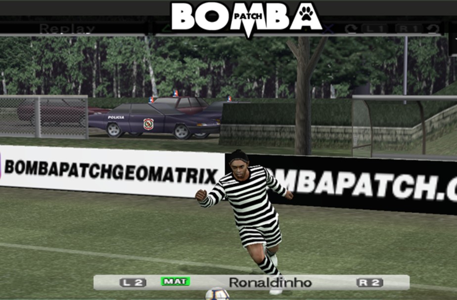 Bomba Patch coloca Ronaldinho Gaúcho com roupa de presidiário Bomba-patch-coloca-ronaldinho-gaucho-com-roupa-de-presidiario-no-paraguai